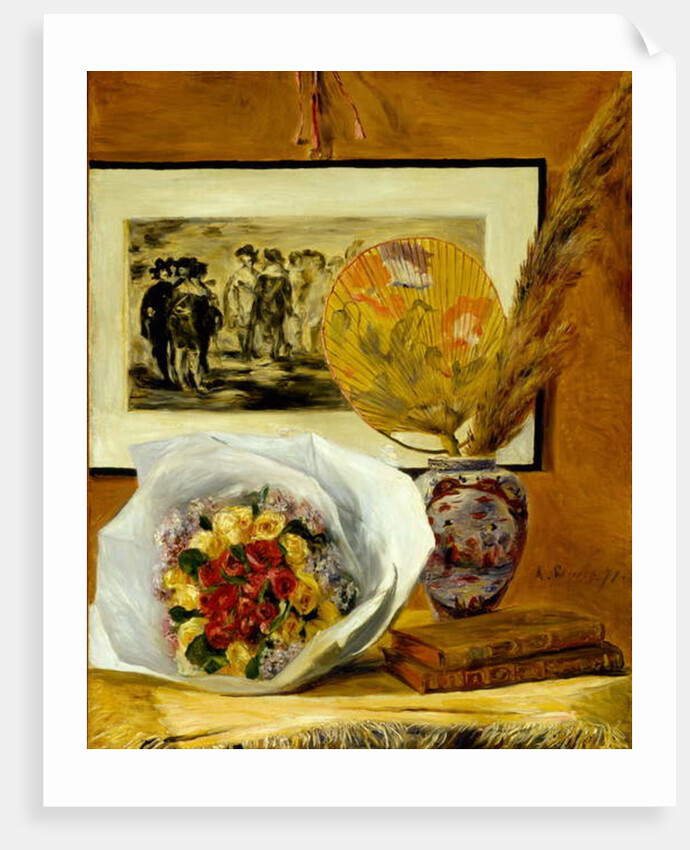 Still Life with Bouquet, 1871 by Pierre Auguste Renoir