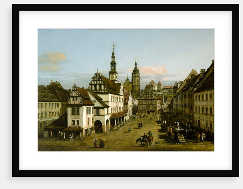 The Marketplace at Pirna, c.1764 by Bernardo Bellotto