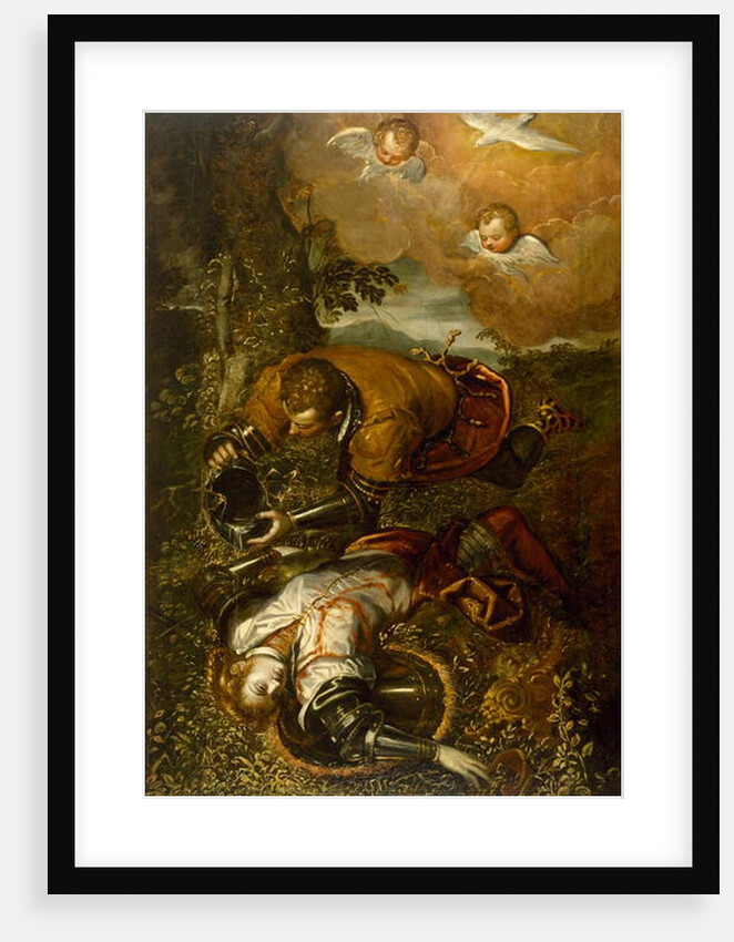 Tancred Baptizing Clorinda, c.1586-1600 by Domenico Robusti Tintoretto