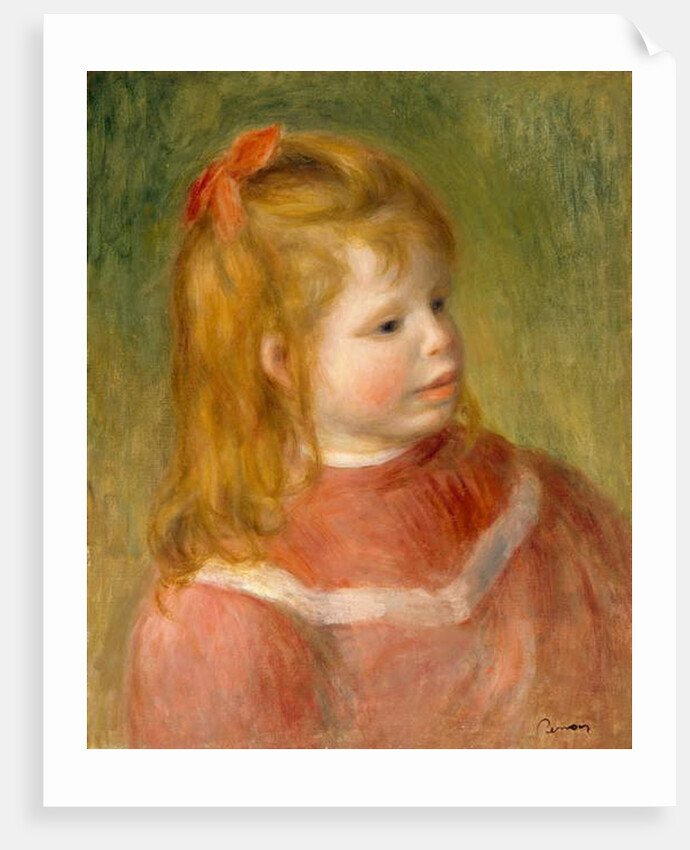 Portrait of Jean c.1897 by Pierre Auguste Renoir