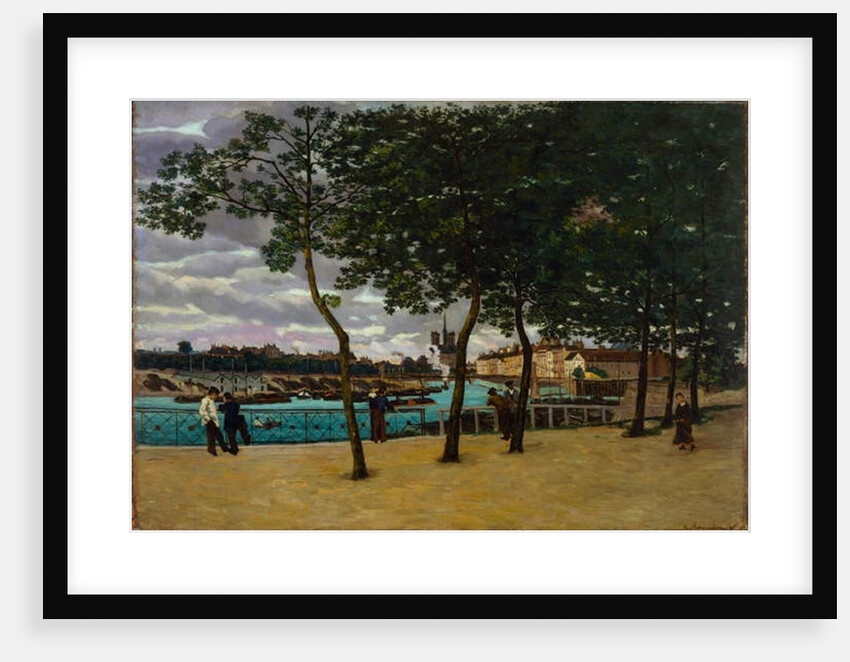The Seine at Paris, 1871 by Jean Baptiste Armand Guillaumin