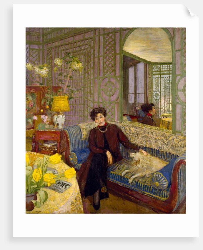 Portrait of Marcelle Aron, wife of Tristan Bernard 1914 by Edouard Vuillard