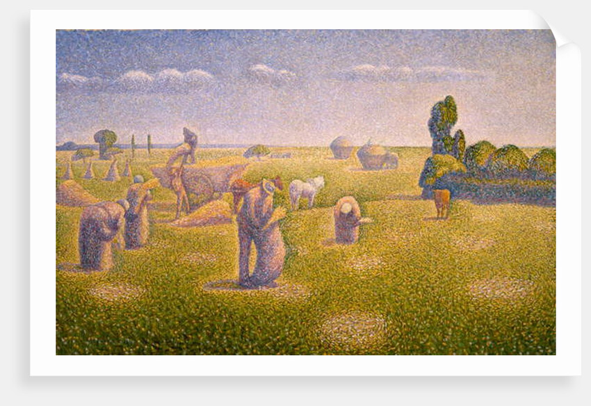 The Harvesters, 1892 by Charles Angrand
