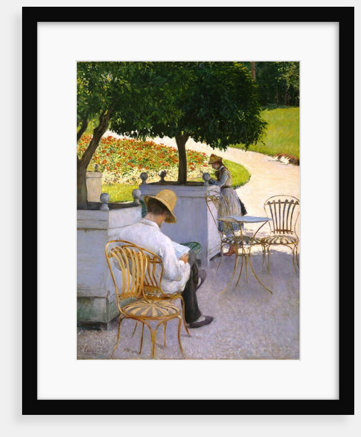 The Orange Trees or The Artist's Brother in His Garden, 1878 by Gustave Caillebotte