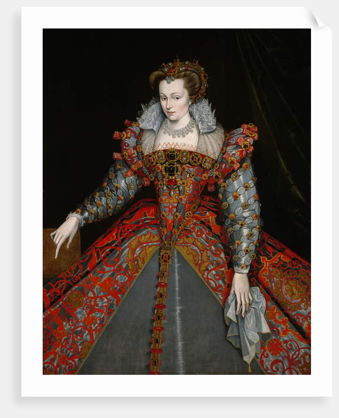 Portrait of Louise de Lorraine by Francois (manner of) Clouet