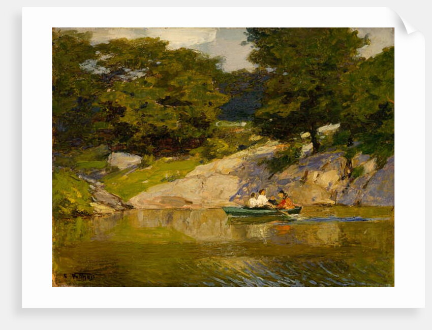 Boating in Central Park, c.1900-05 by Edward Henry Potthast