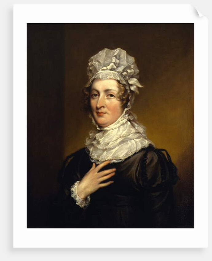 Portrait of Mrs John Trumbull, nee Sarah Hope Harvey 1820-23 by John Trumbull