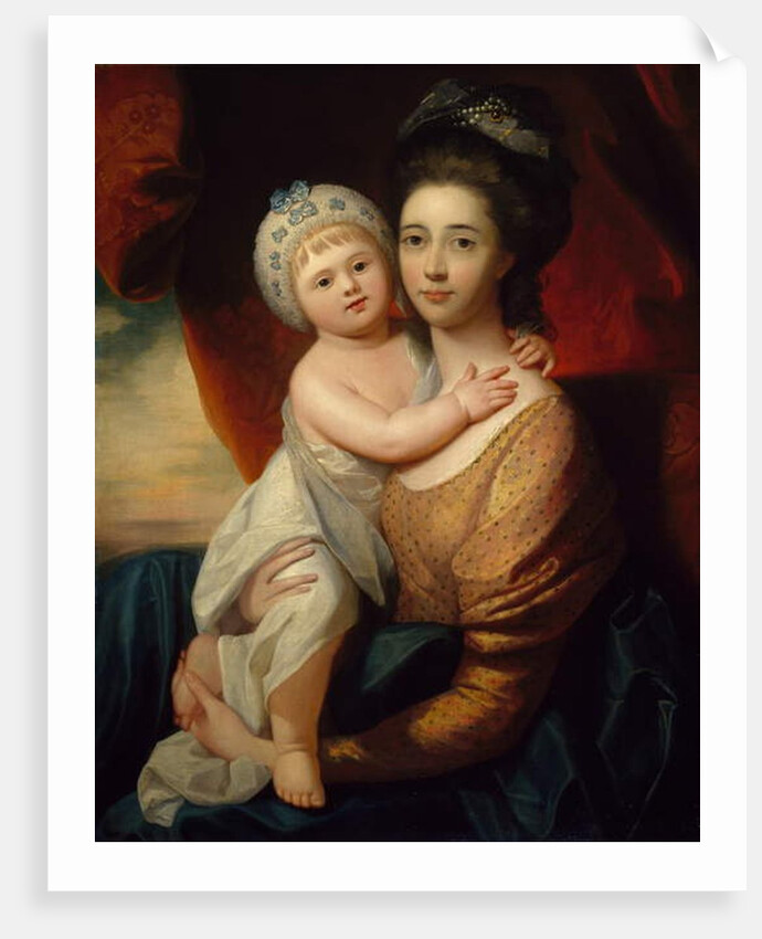 Lady Sondes with her Infant Son, c.1793-94 by Benjamin West
