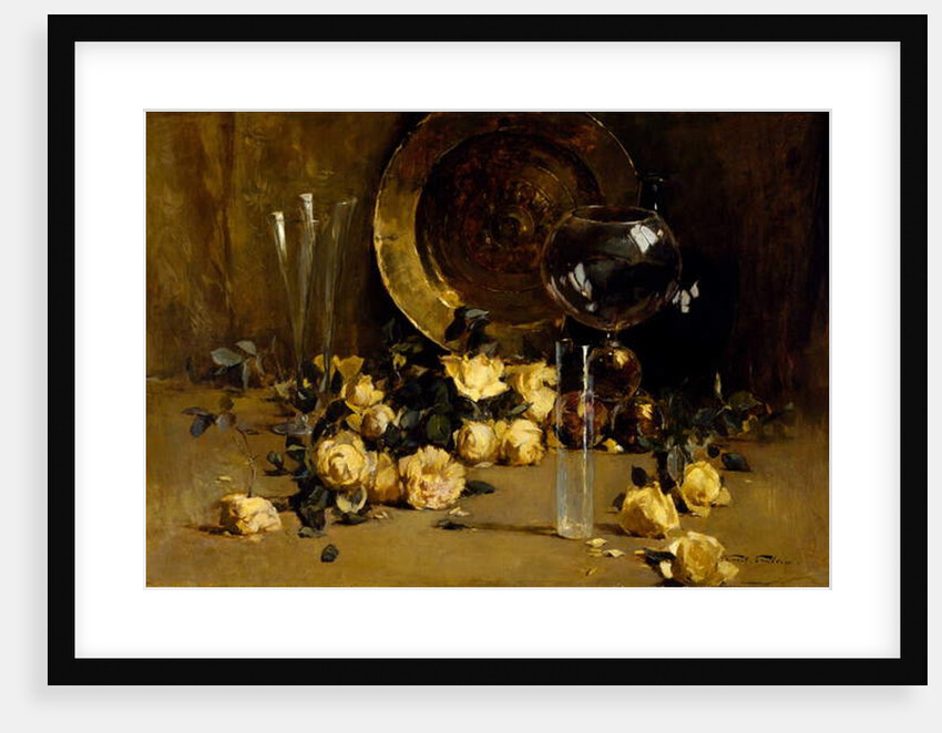 Yellow Roses by Emil Carlsen