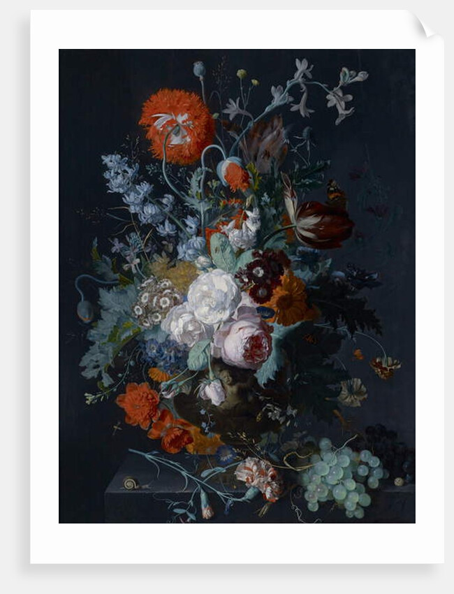 Still Life of Flowers and Fruit, c.1715 by Jan van Huysum