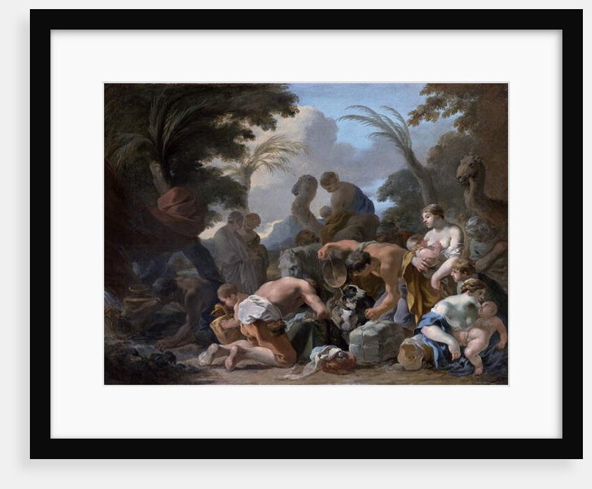 Laban Searching the Belongings of Jacob, c.1634-37 by Sebastien Bourdon