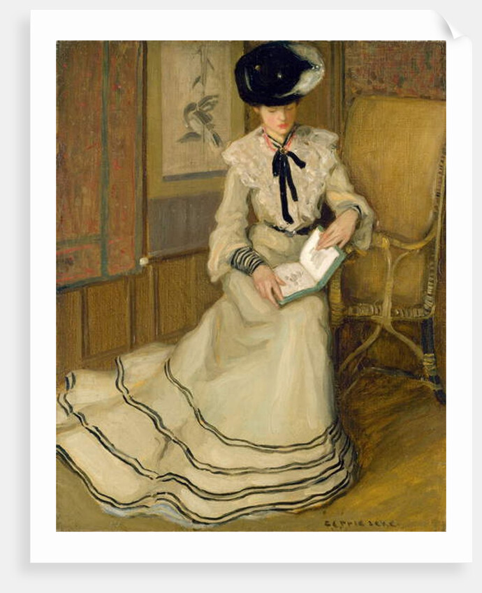 Girl Reading, c.1903-04 by Frederick Carl Frieseke