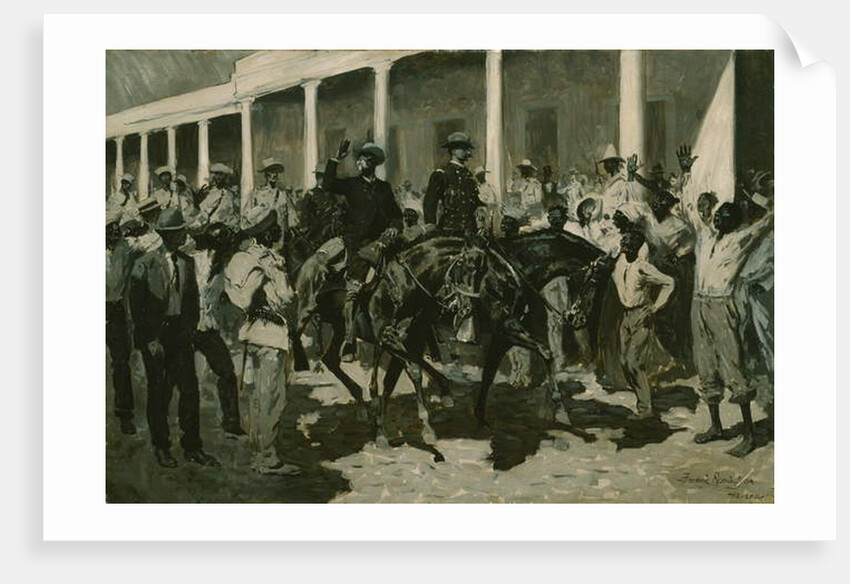 The Return of Gomez to Havana, 1899 by Frederic Remington