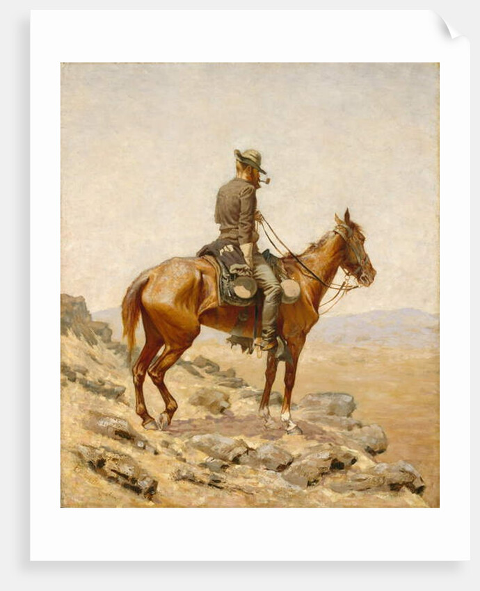 The Lookout, 1887 by Frederic Remington