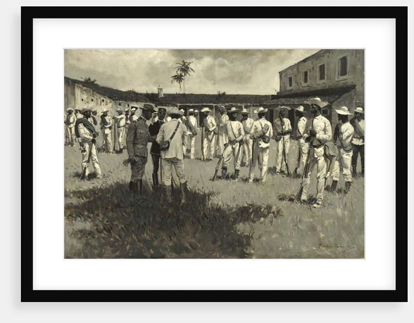 Disbanding Gomez' Army, 1899 by Frederic Remington