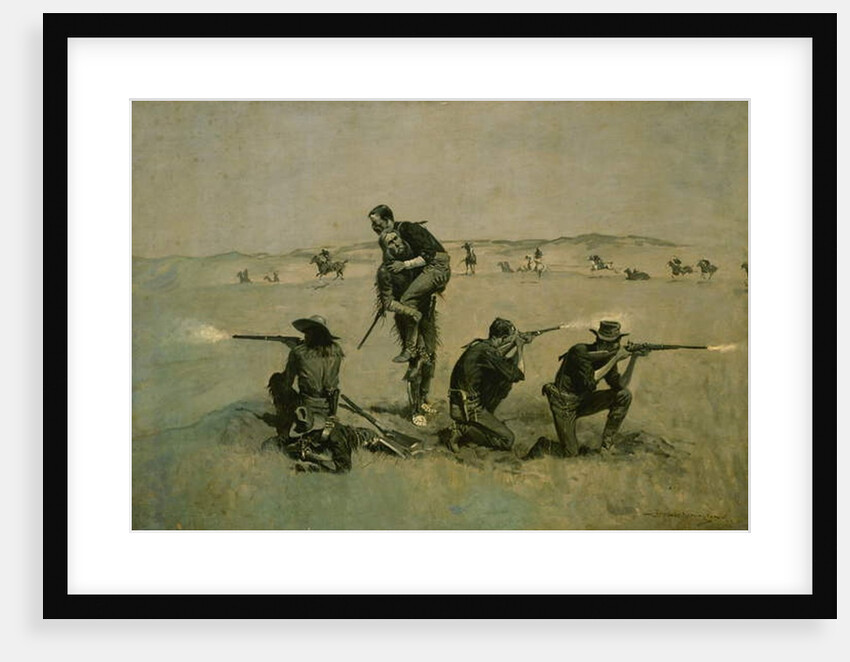 The Last Stand c.1896 by Frederic Remington