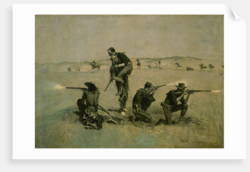 The Last Stand c.1896 by Frederic Remington