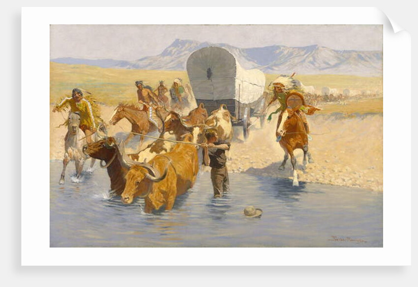 The Emigrants, c.1904 by Frederic Remington