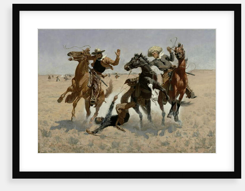 Aiding a Comrade 1889-90 by Frederic Remington