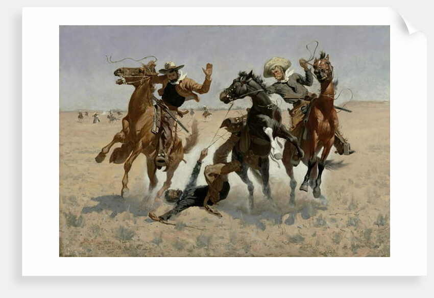 Aiding a Comrade 1889-90 by Frederic Remington