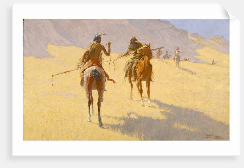The Parley, 1903 by Frederic Remington