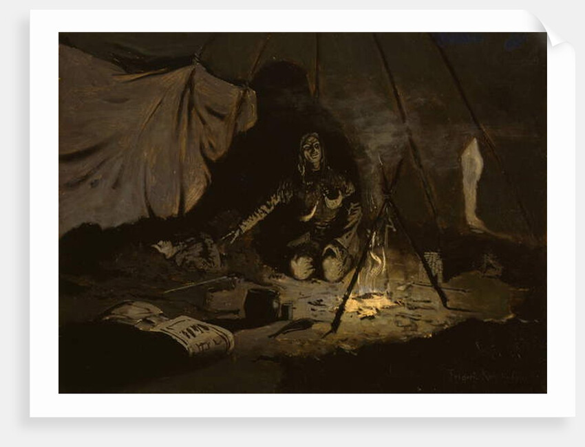 The Dry Leaves Had Lasted Longer than She, c.1899 by Frederic Remington