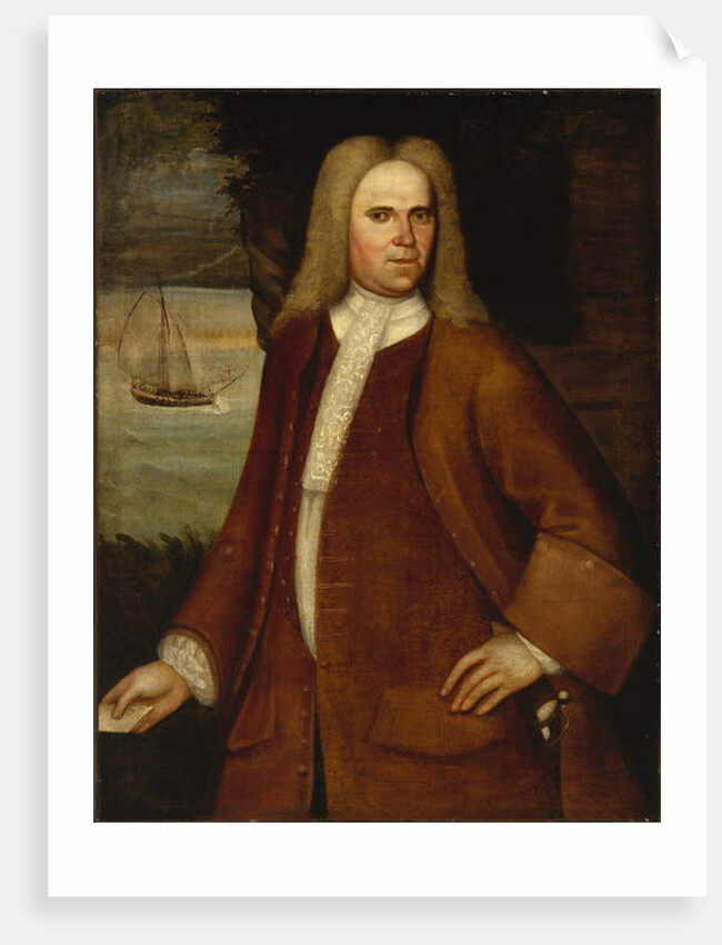 Portrait of Ebenezer Coffin, c. 1714-1730 by Nehemiah Partridge