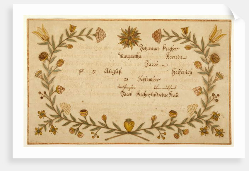 Birth and Baptismal Certificate by American School