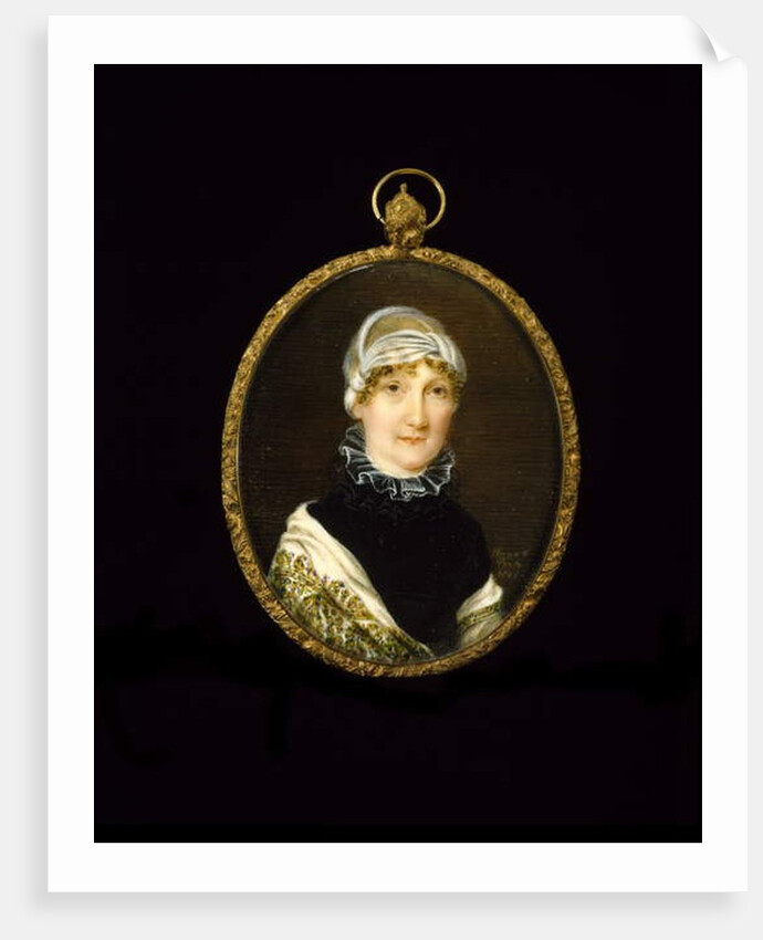 Portrait of Mrs. Jonathan Bates, 1821 by David Claypoole Johnston