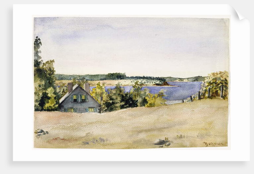 Gardiner's Bay from Sag Harbor, 1899 by George Wesley Bellows