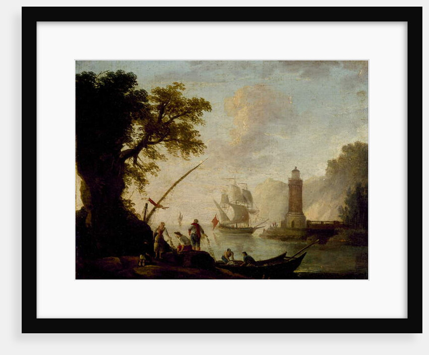 A Mediterranean Coastal View, no date by Claude Joseph Vernet