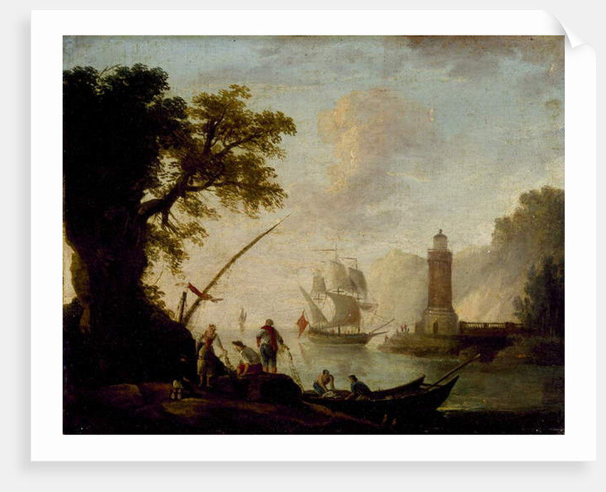 A Mediterranean Coastal View, no date by Claude Joseph Vernet