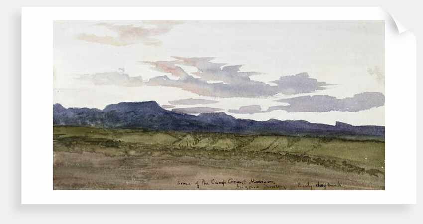 Scene of the Camp Grant Massacre, Arizona, 1869-1871 by Vincent Colyer