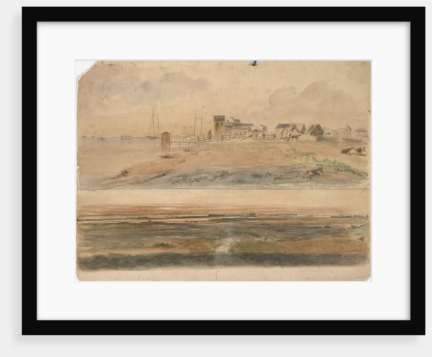 Indianola, Texas and Indianola with Lavaca Point in the Distance, May 16, 1852 by Thomas Flintoff