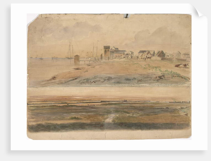 Indianola, Texas and Indianola with Lavaca Point in the Distance, May 16, 1852 by Thomas Flintoff