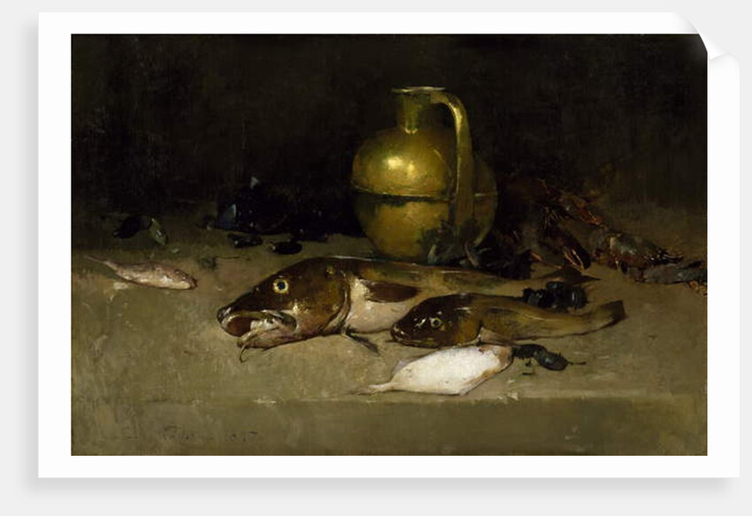 Still Life with Fish, 1897 by Emil Carlsen