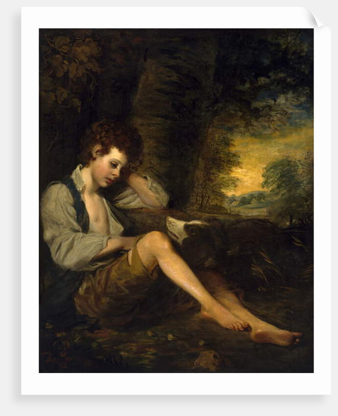 A shepherd boy by John Opie