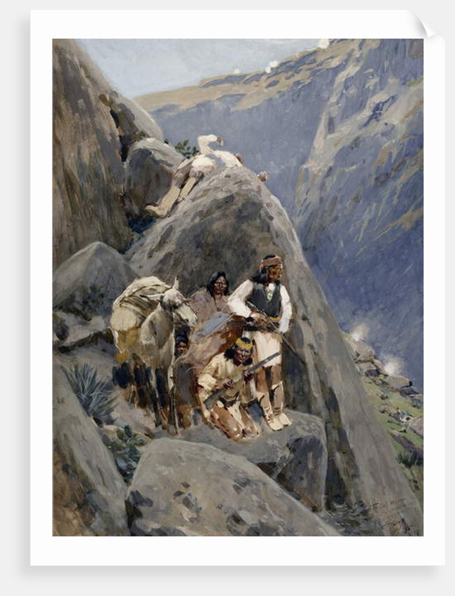 Apache Indians in the Mountains, 1895-98 by Henry Francois Farny