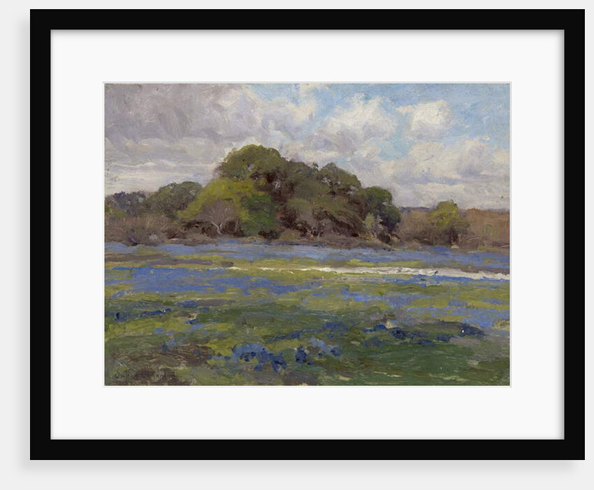 A Road through the Bluebonnets, c.1919 by Julian Onderdonk