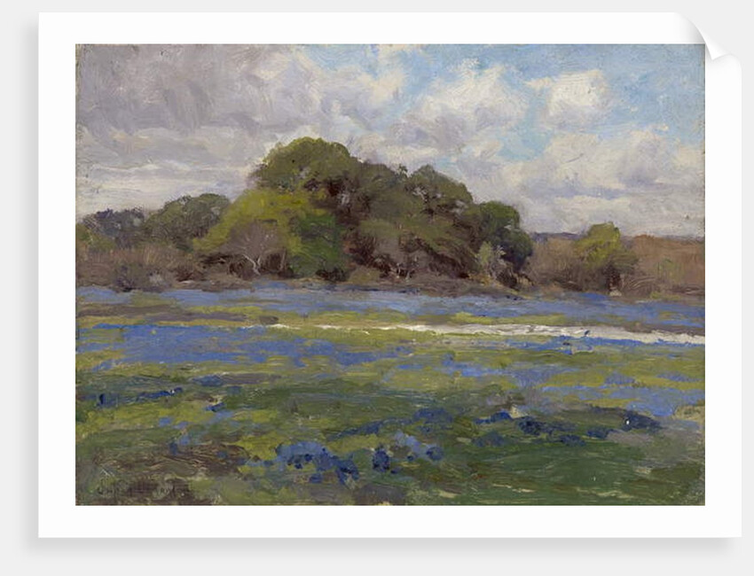 A Road through the Bluebonnets, c.1919 by Julian Onderdonk