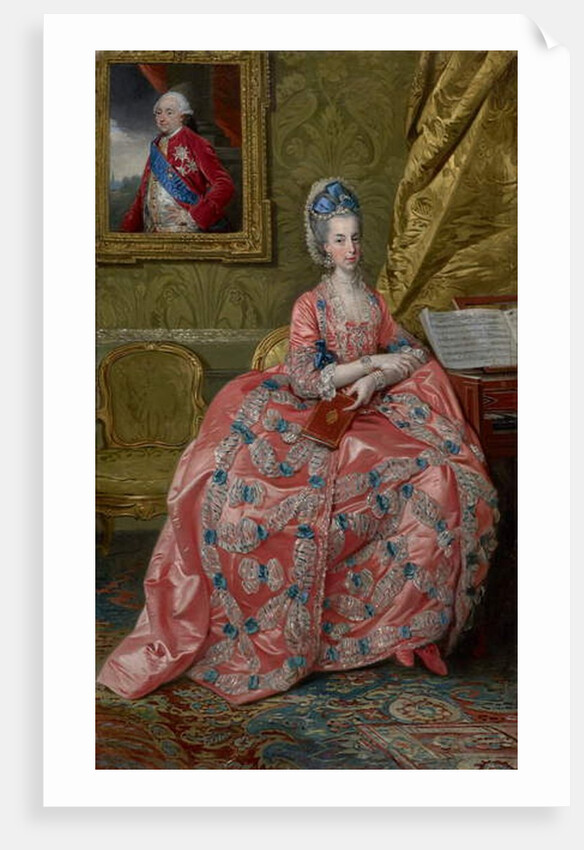 Portrait of the Archduchess Maria Amalia of Austria, Duchess of Parma, c.1778 by Johann Zoffany