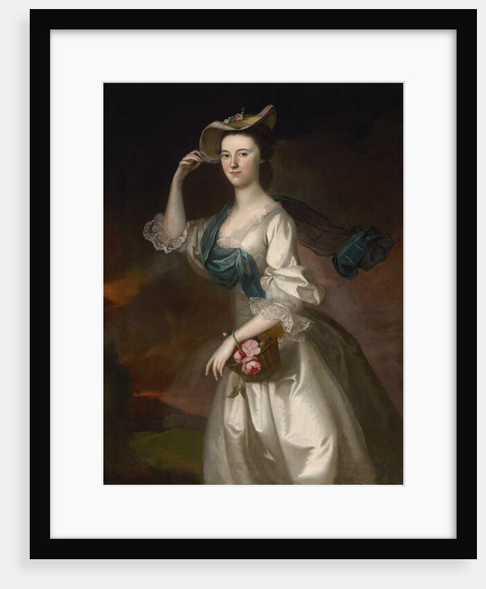 Portrait of Abigail Erving Scott, 1760 by Joseph Jonathan Blackburn