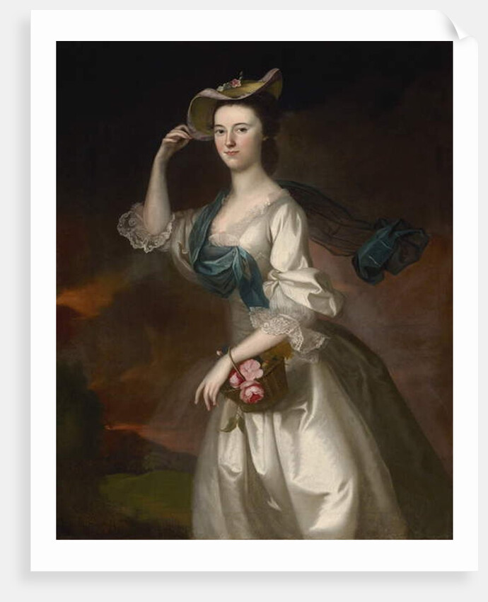 Portrait of Abigail Erving Scott, 1760 by Joseph Jonathan Blackburn