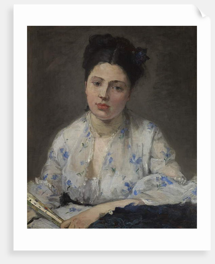 Young Woman 1871 by Berthe Morisot