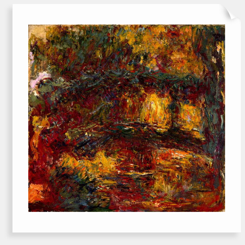 The Japanese Bridge, 1923 by Claude Monet