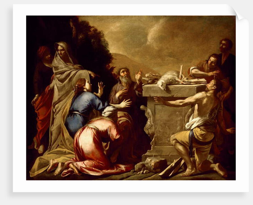 The Sacrifice of Noah, c. 1645-1650 by Italian School