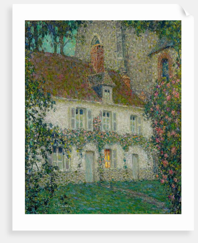 The Artist's House at Gerberoy, 1932 by Henri Eugene Augustin Le Sidaner
