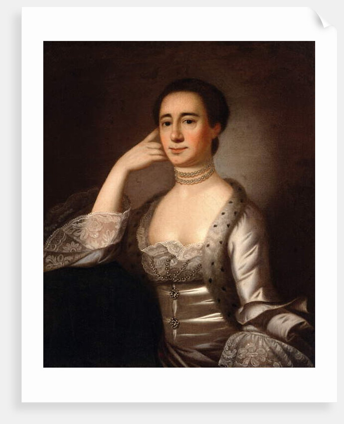 Portrait of Mrs. John Champneys, c.1763 by Jeremiah Theus