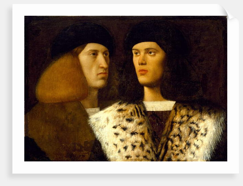 Portrait of Two Young Men, c.1515 by Vittore Belliniano