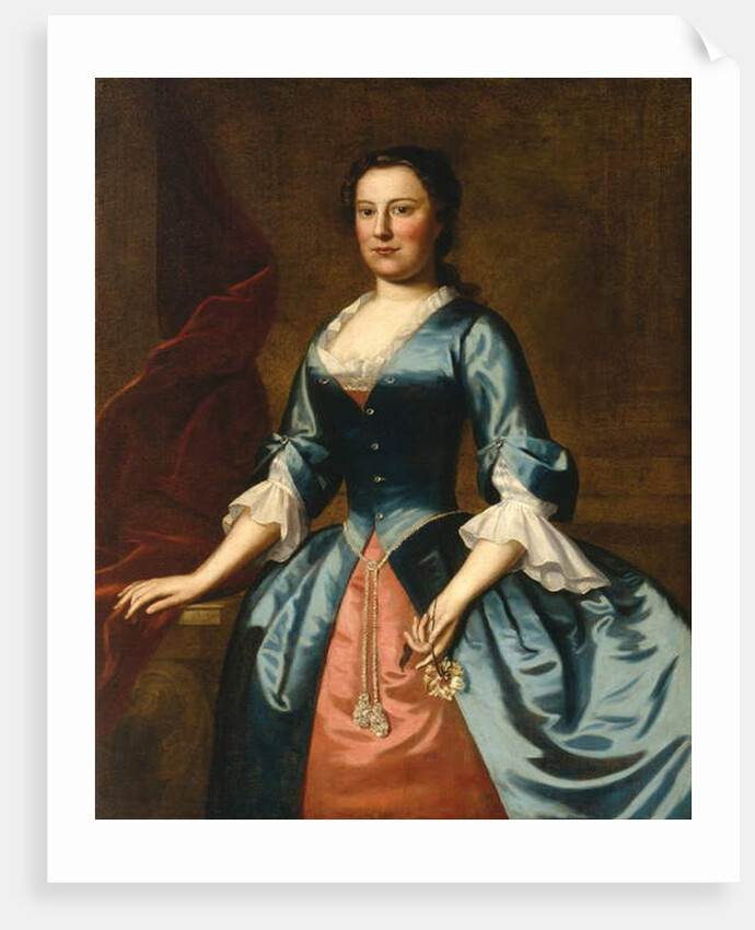 Portrait of Mrs. Samuel McCall, Sr., 1746 by Robert Feke